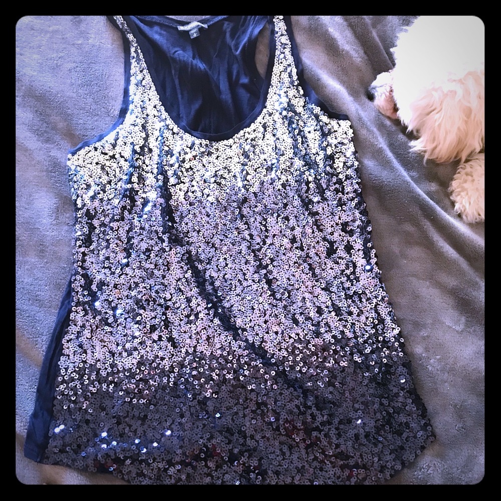 Express Sequin Tank Top